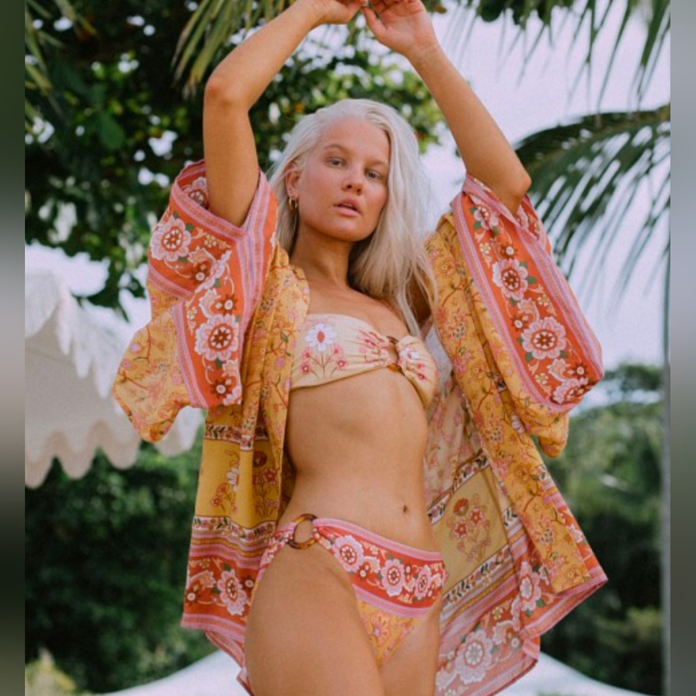 Free People x Spell Exclusive Portobello Short Robe SM